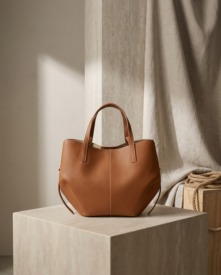 Sac cabas vintage pour femme | Cuir | Sac spacieux pour tous les jours 1