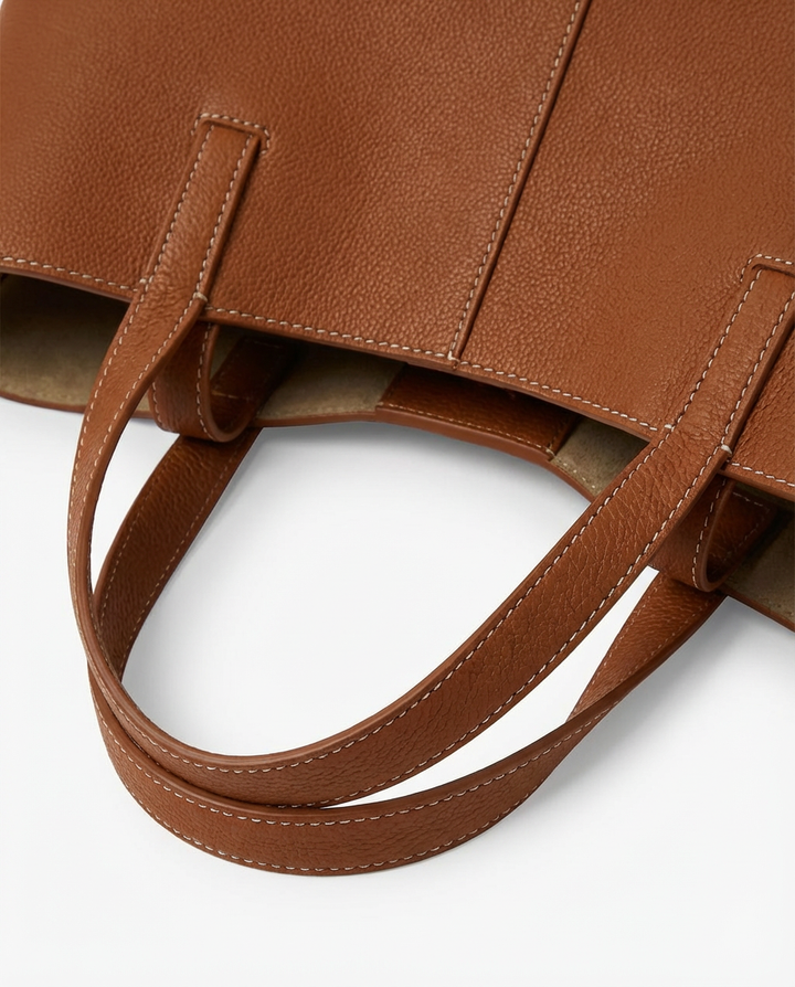 Sac cabas vintage pour femme | Cuir | Sac spacieux pour tous les jours 5