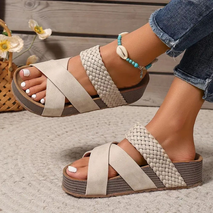 Sandales à bout ouvert pour femmes | Double bride 3