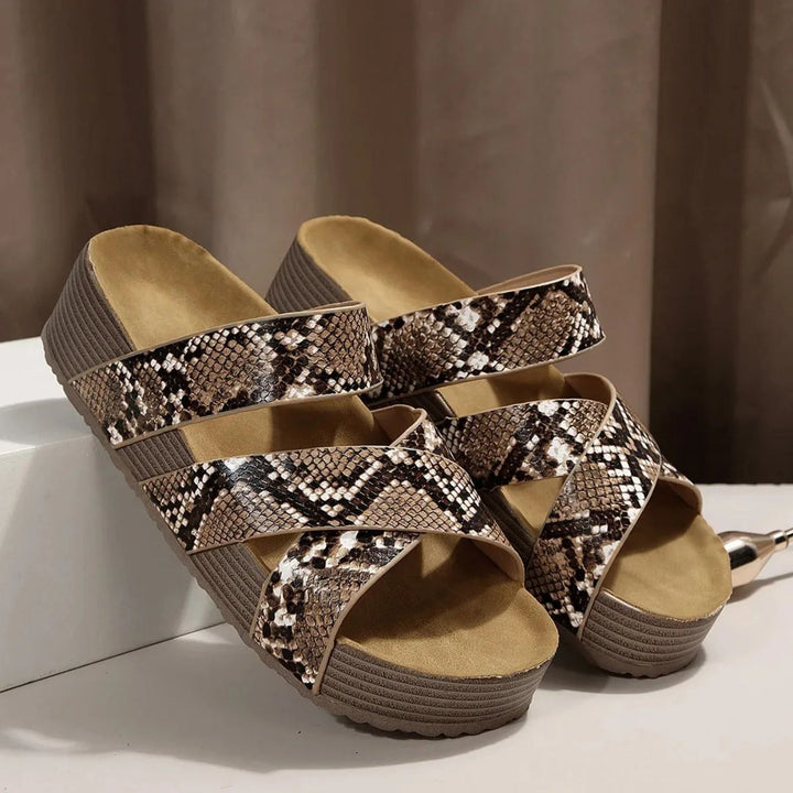Sandales à bout ouvert pour femmes | Double bride 6