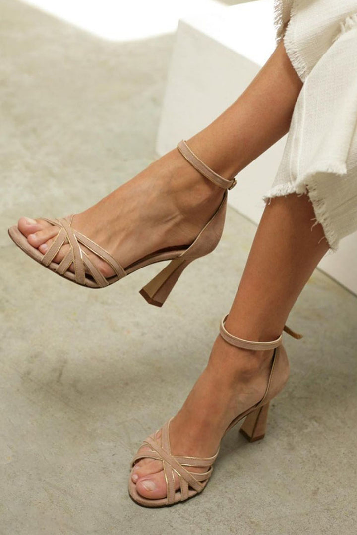 Sandales à talons hauts pour femmes, bout ouvert et brides | Bride de cheville ajustable 0