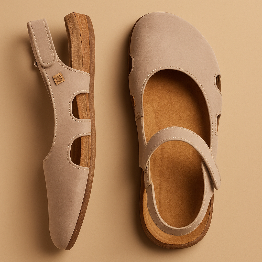 Sandales plates à brides ajustables pour femmes 3