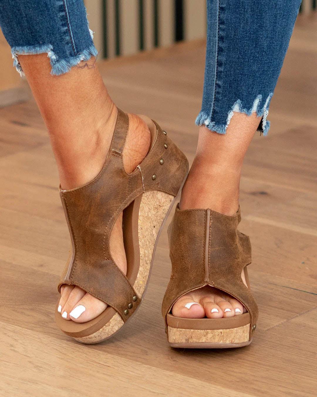 Sandales pour femmes | Avec brides et semelle plate 0