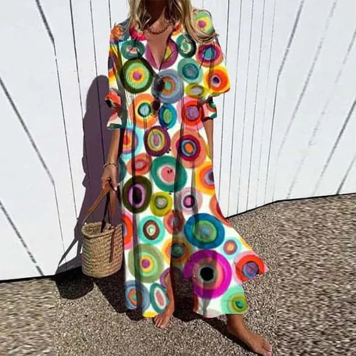 Lily | Robe Maxi Éclatante
