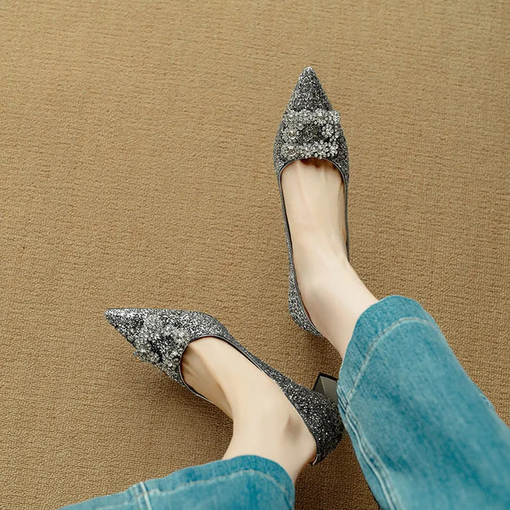 Mary-Jane™| Gloria Glitter Pumps