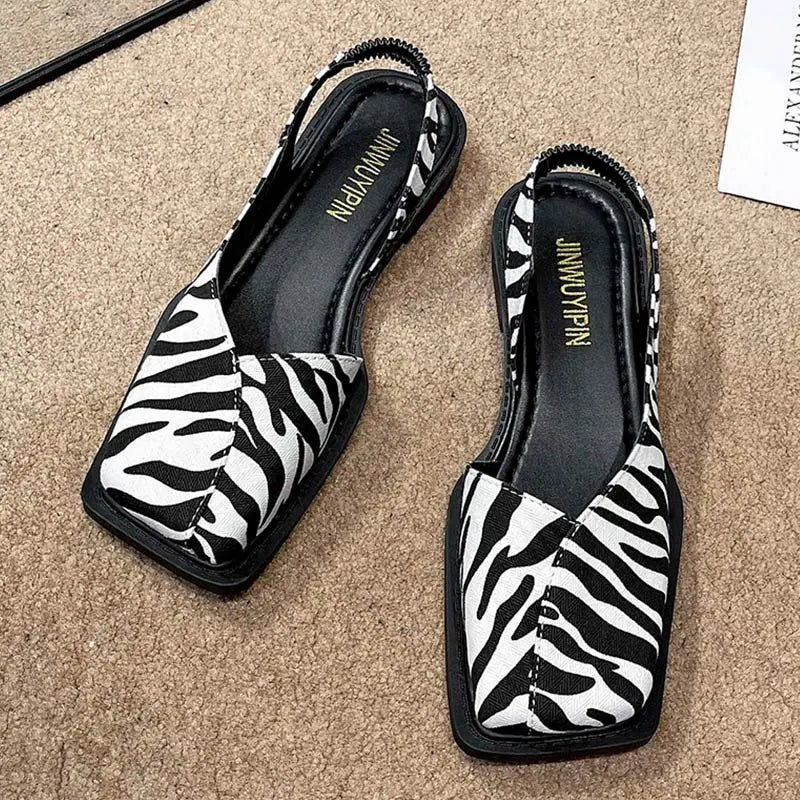 Noora™ | Elise – Élégantes slingbacks avec un bout carré stylé