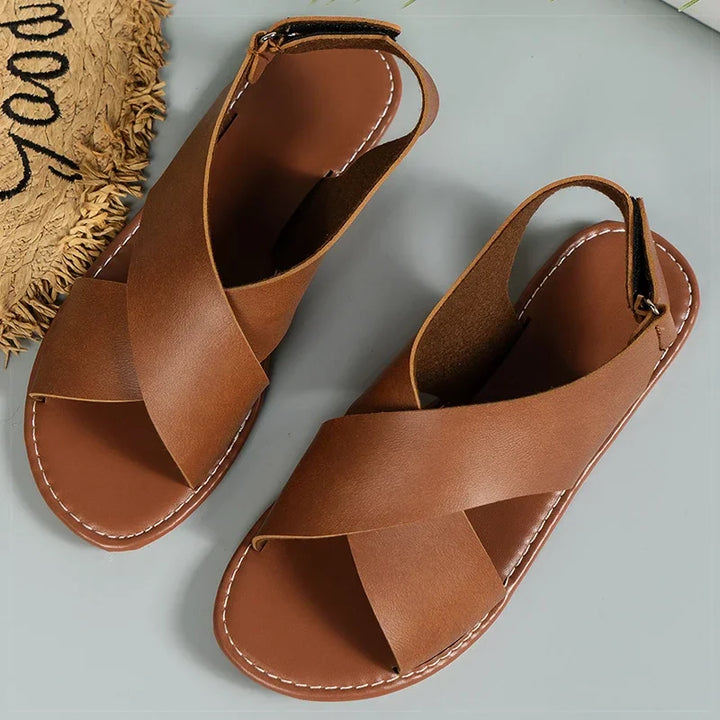 Noora™ | Siena – Sandales classiques avec lanière croisée et un confort optimal
