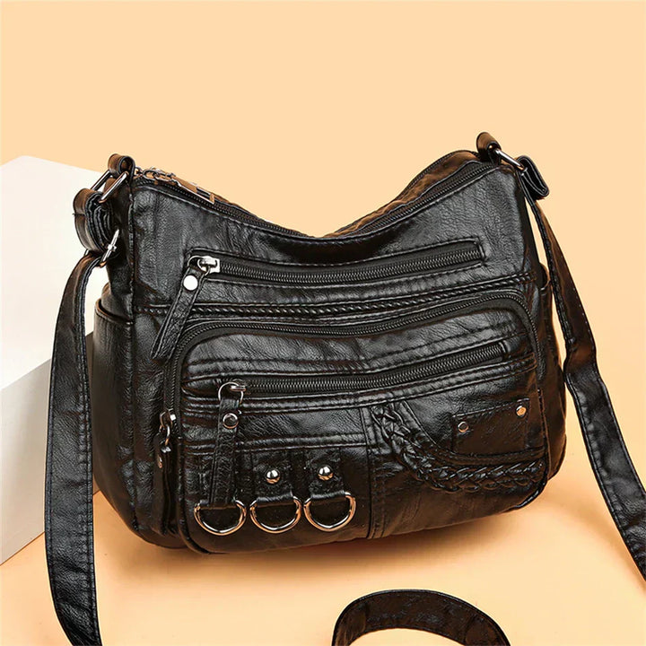 Olivia™ Vintage Charm | Sac à main zippé Luxe Doux
