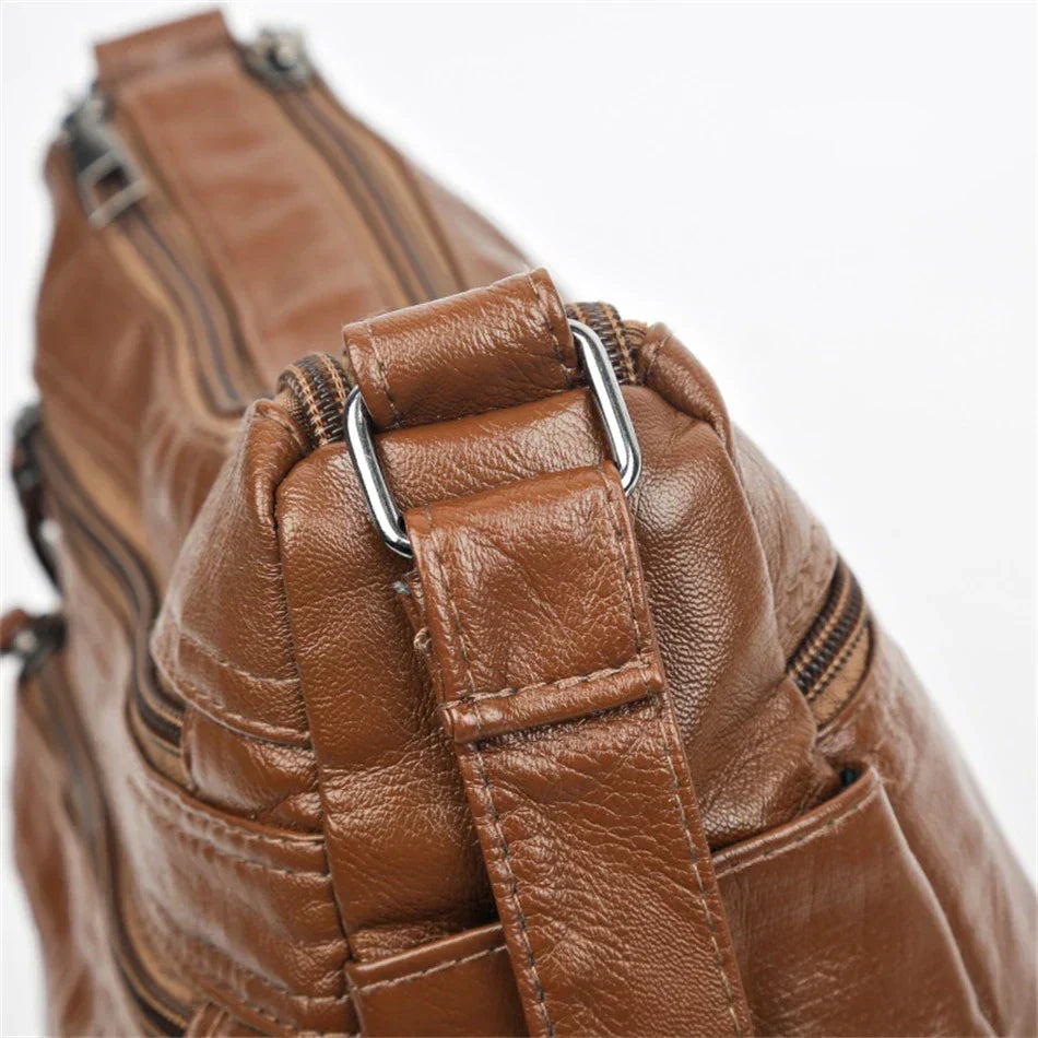 Olivia™ Vintage Charm | Sac à main zippé Luxe Doux
