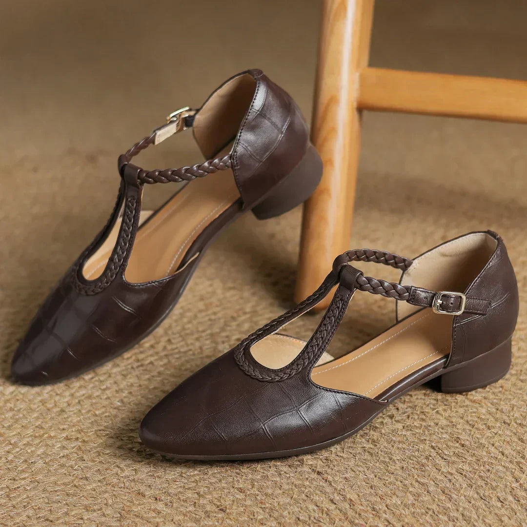 Mary-Jane™| Kepa Leren Mary Janes