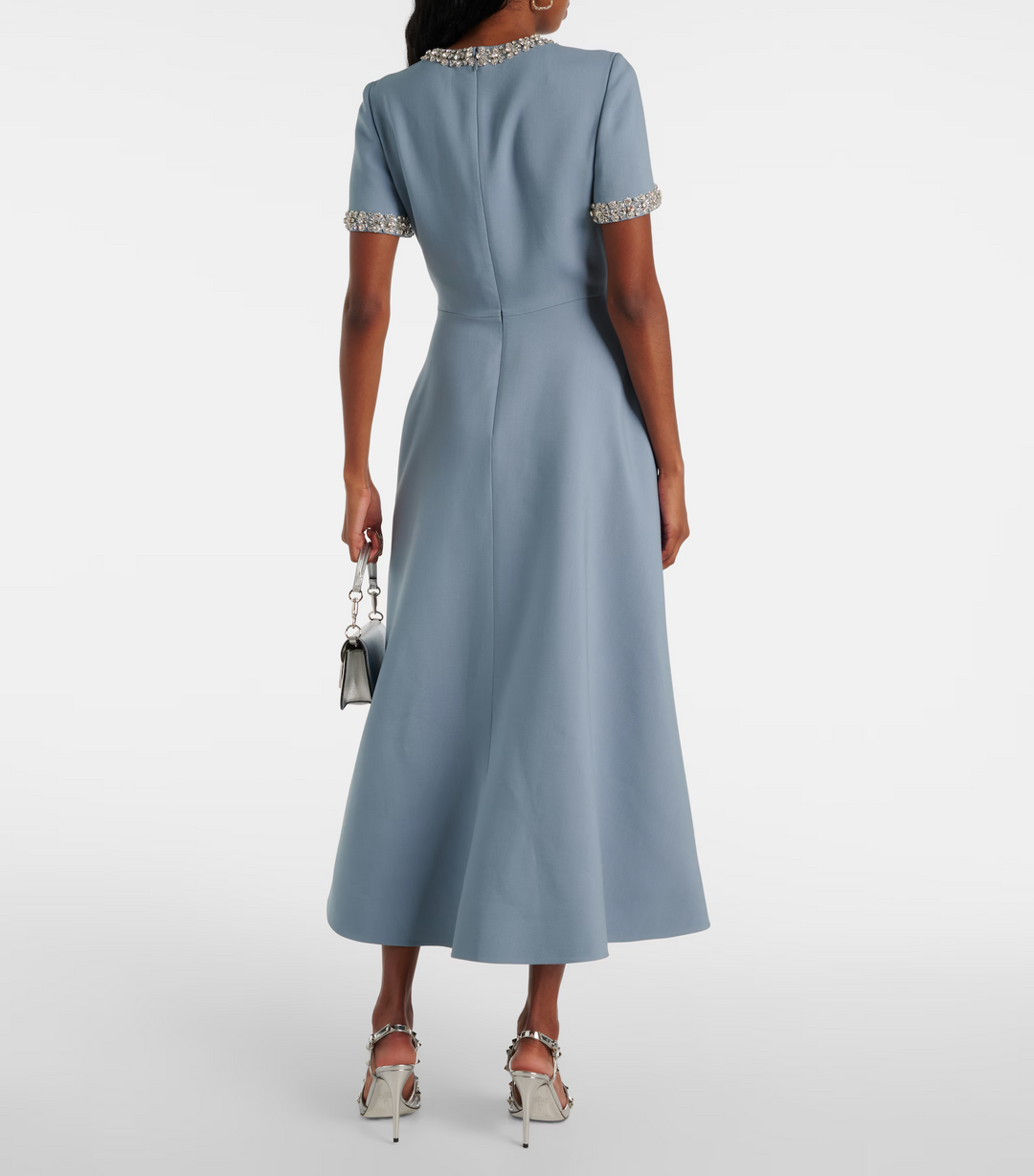 Raffaella™ | Robe Évasée avec Nœuds et Perles