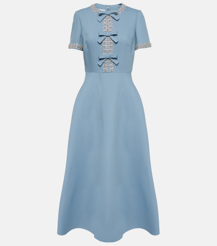 Raffaella™ | Robe Évasée avec Nœuds et Perles