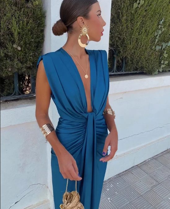 Moriah™ | Robe Plissée Élégante