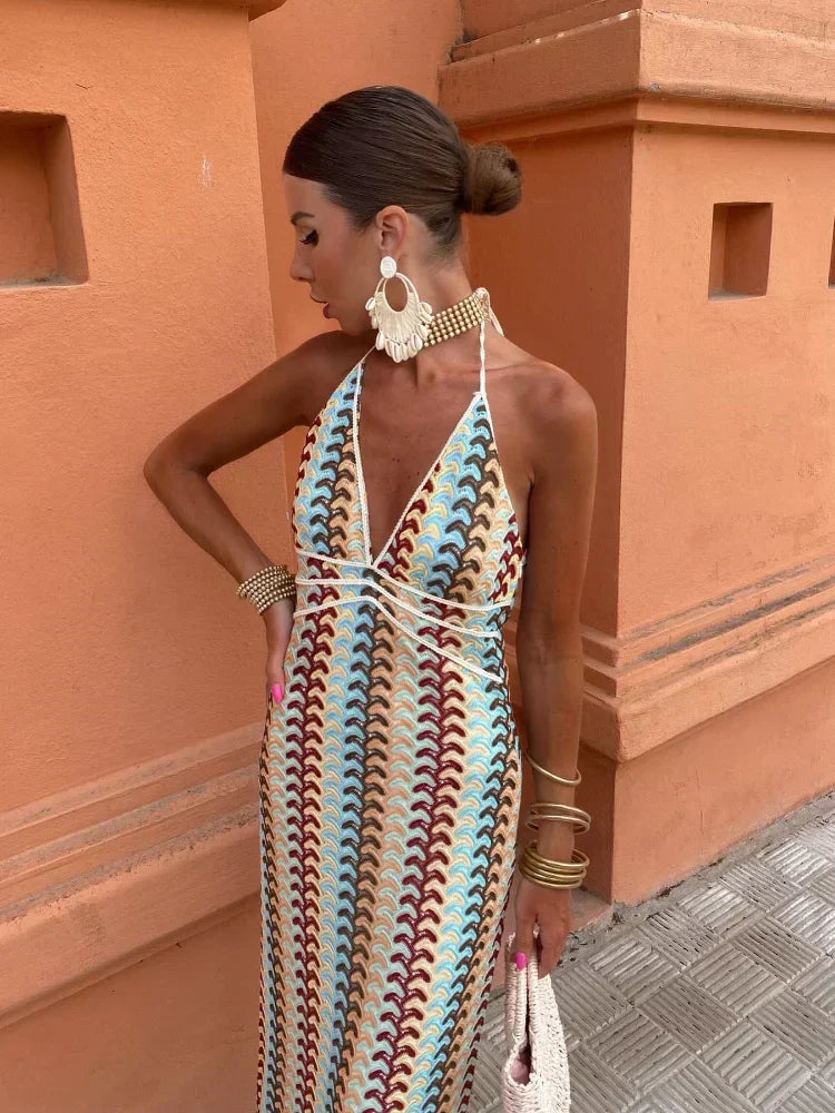 Roxanne™ | Robe sans dos avec col halter