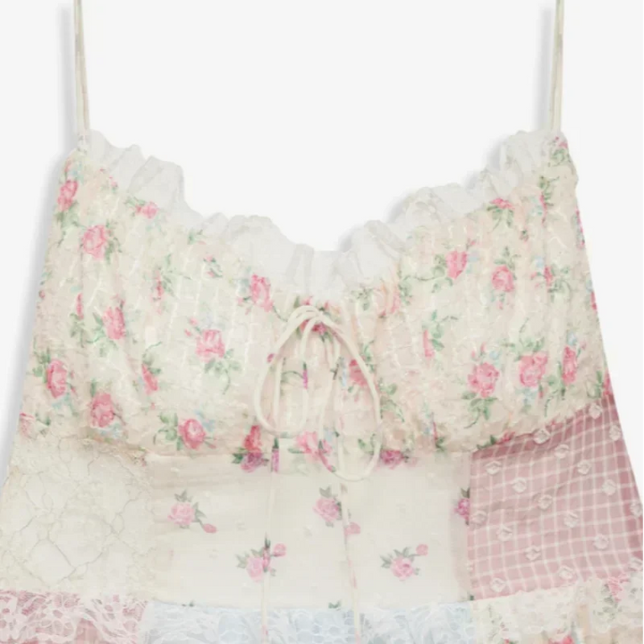 Viviana™ | Robe Patchwork avec Bretelles