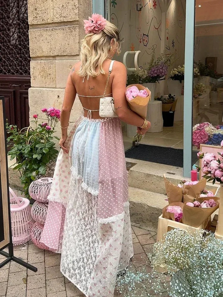 Viviana™ | Robe Patchwork avec Bretelles