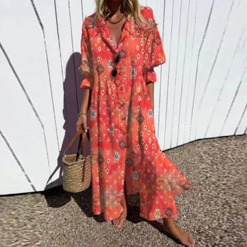 Lily | Robe Maxi Éclatante