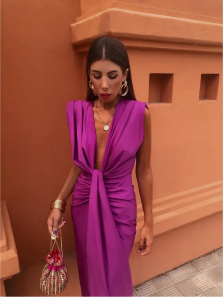 Moriah™ | Robe Plissée Élégante