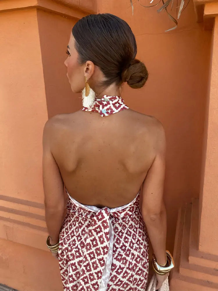 Mickay™ | Elegante Drapé Midi-jurk met Off-the-Shoulder Ontwerp