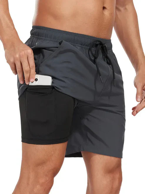 Short de bain athlétique à séchage rapide pour hommes 3