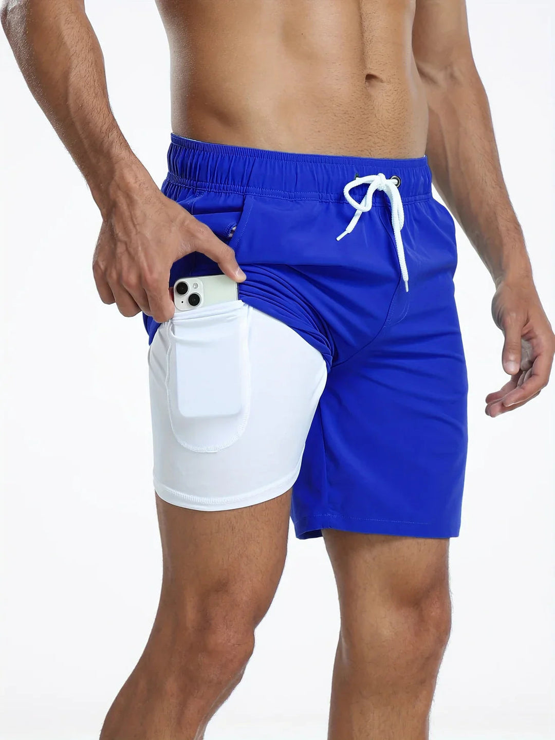 Short de bain athlétique à séchage rapide pour hommes 8