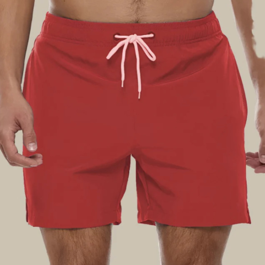 Short de bain homme avec doublure et poche latérale