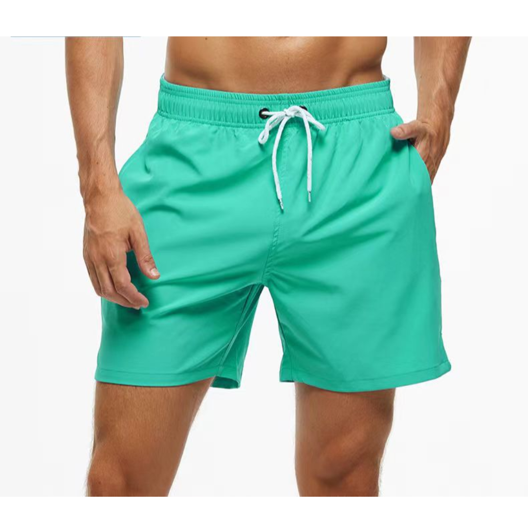 Short de bain homme taille mi-haute, coupe ample | Cordon de serrage 3