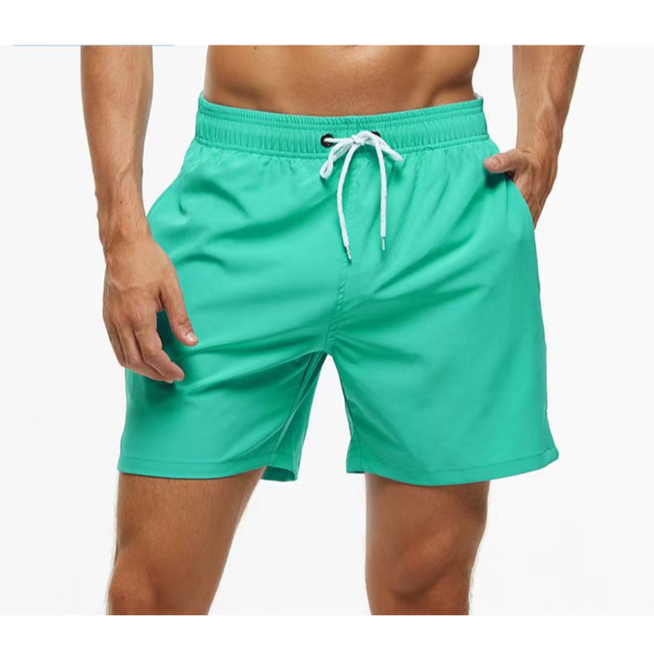 Short de bain homme taille mi-haute, coupe ample | Cordon de serrage 3