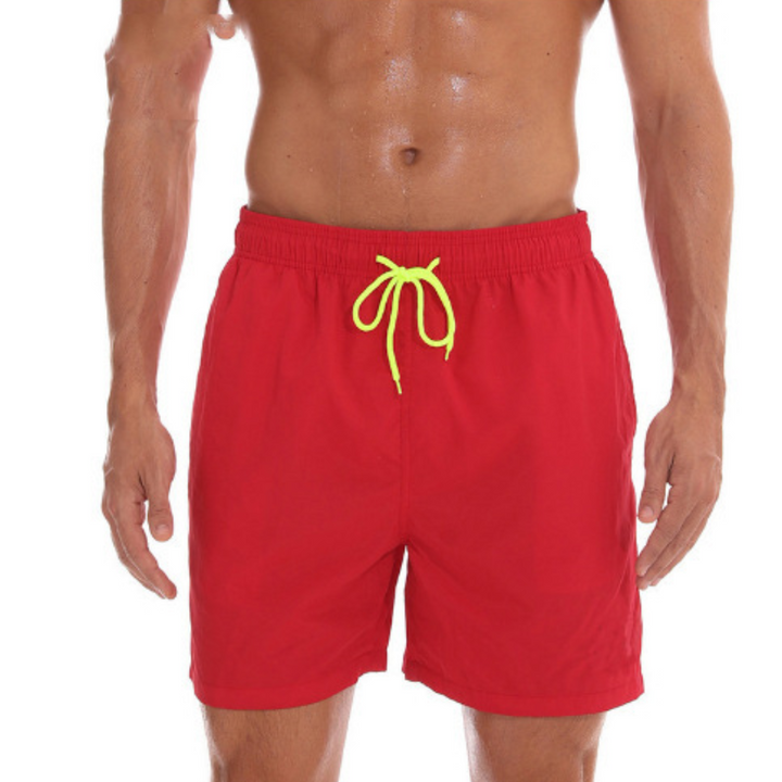 Short de bain homme taille mi-haute, coupe ample | Cordon de serrage 4