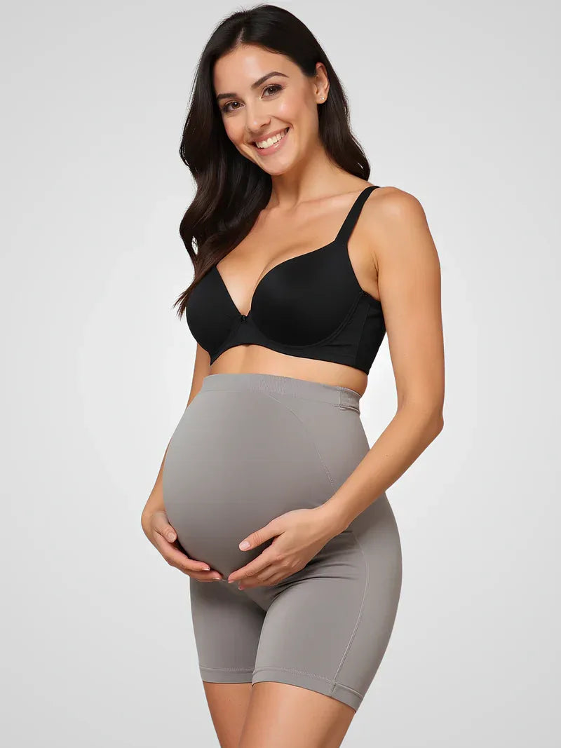 Short de grossesse gainant taille haute, doux et extensible 2