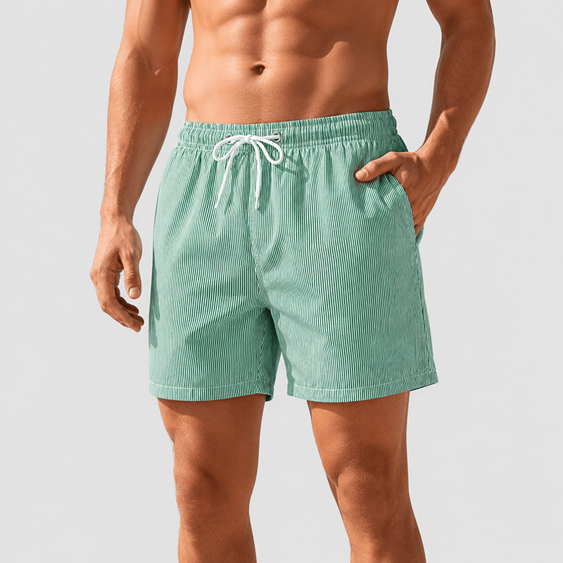 Short de plage à rayures rétro Hunter pour homme 1