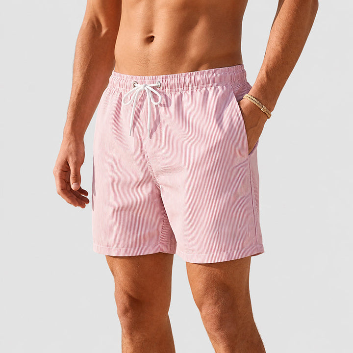 Short de plage à rayures rétro Hunter pour homme 2