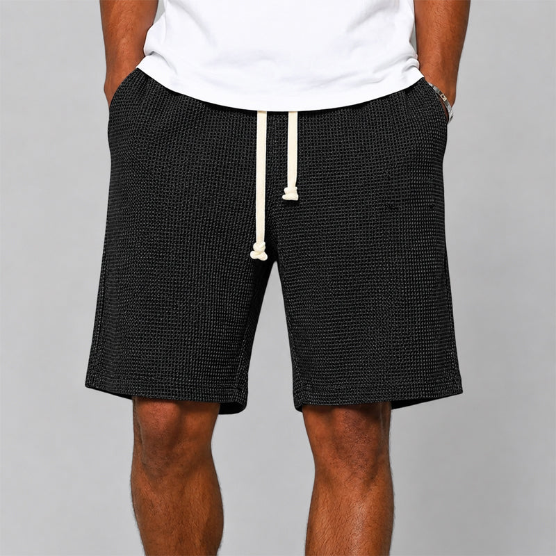 Short gaufré coupe décontractée pour homme Gavin 1