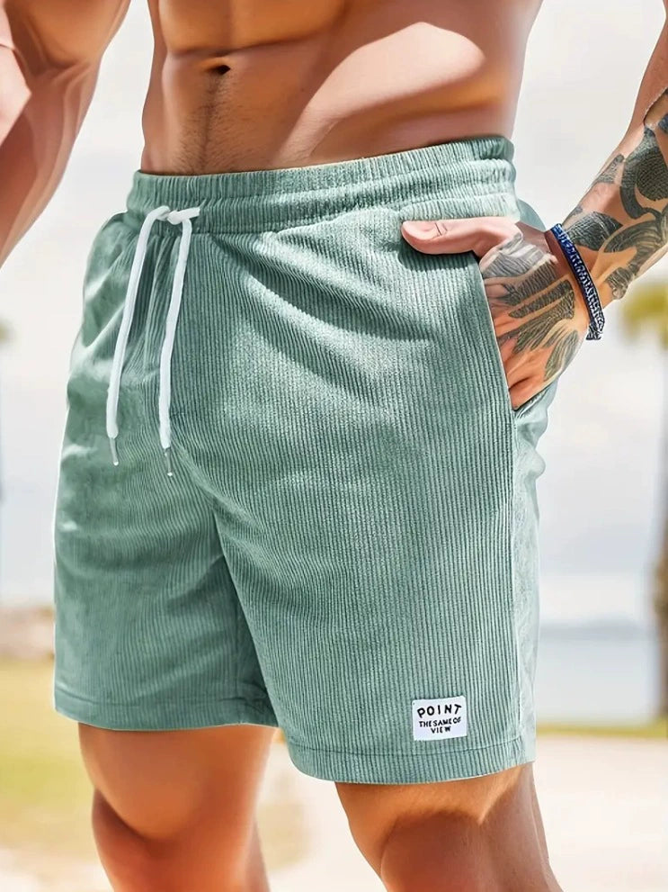 Short homme | Vintage | Taille élastique | Été 12