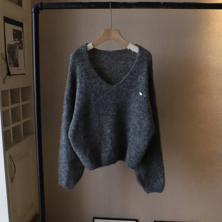 Solea Pull Femme | Col V, Maille Douce, Coupe Carrée 5
