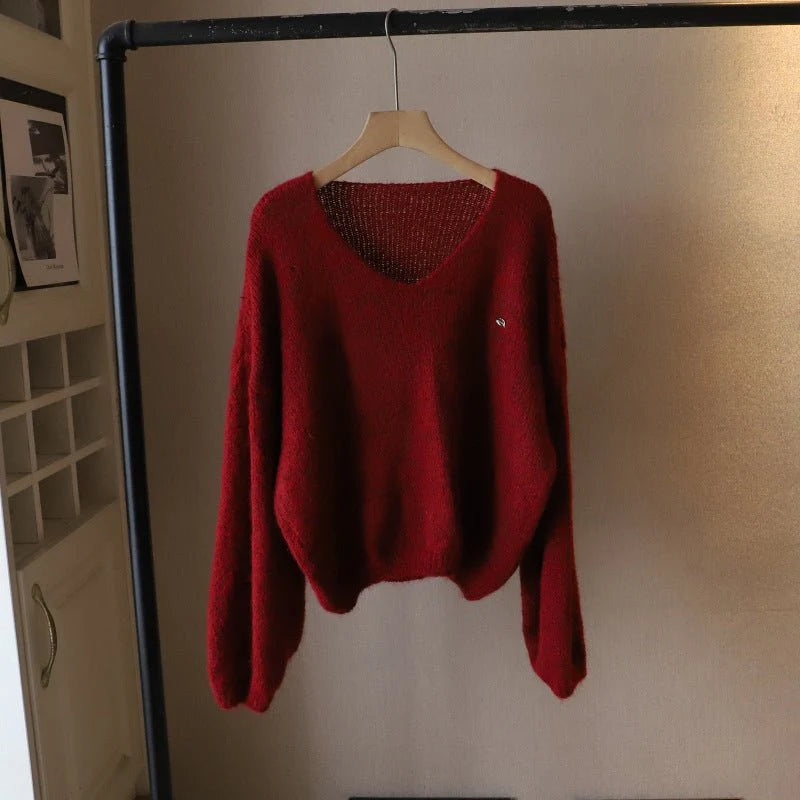 Solea Pull Femme | Col V, Maille Douce, Coupe Carrée 6