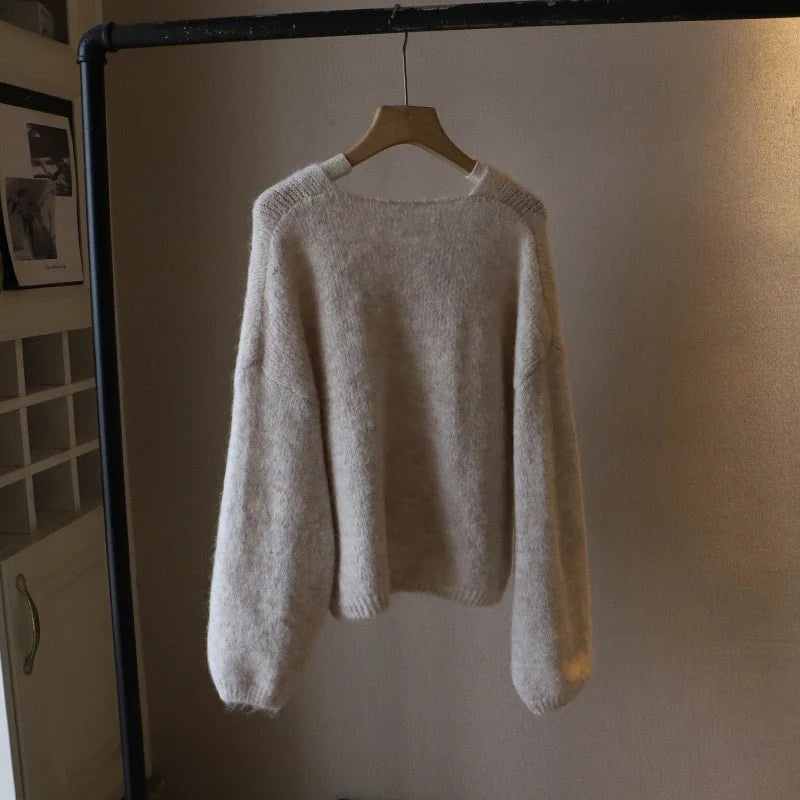 Solea Pull Femme | Col V, Maille Douce, Coupe Carrée 8