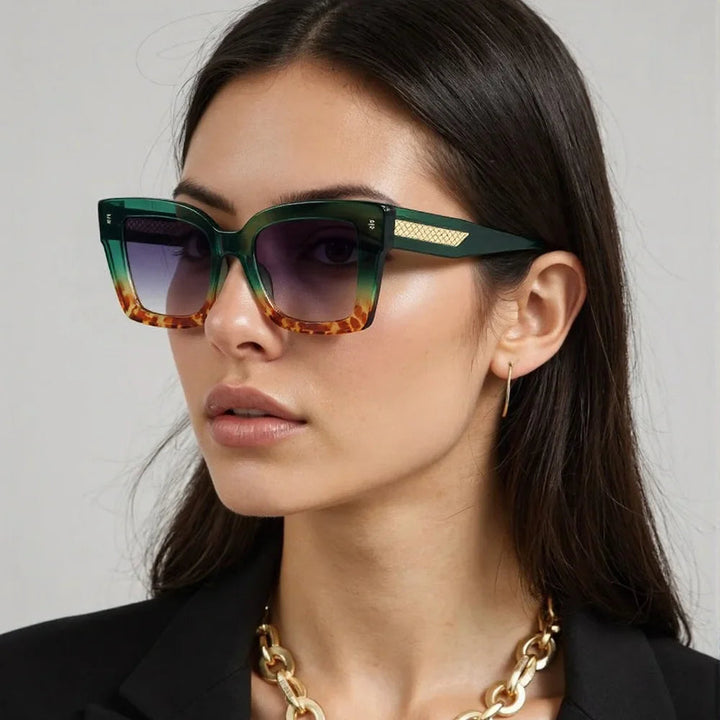 Soléva | Lunettes de soleil oversize carrées 1