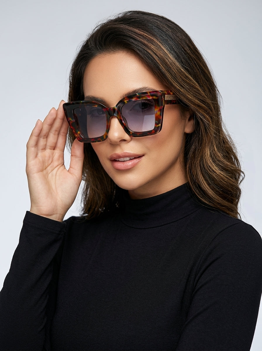 Soléva | Lunettes de soleil oversize carrées 5