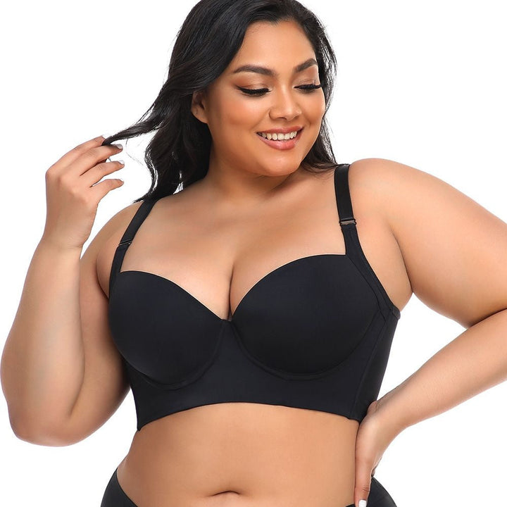 Soutien-gorge grande taille maintien optimal été respirant sans armatures nylon 0
