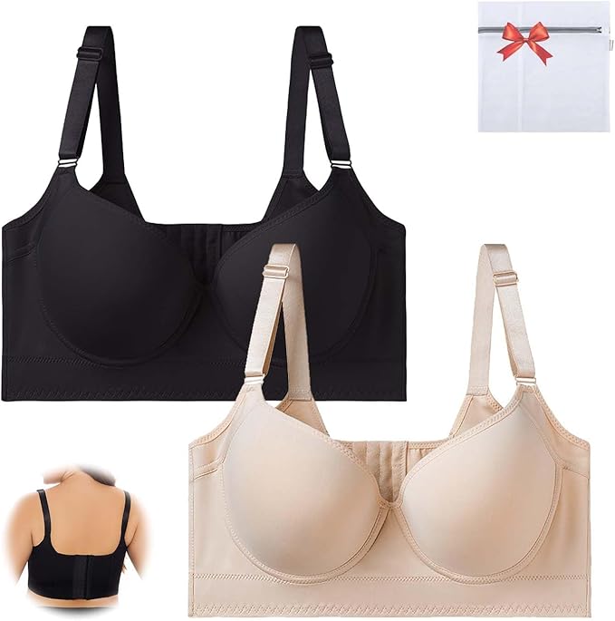 Soutien-gorge grande taille maintien optimal été respirant sans armatures nylon 3
