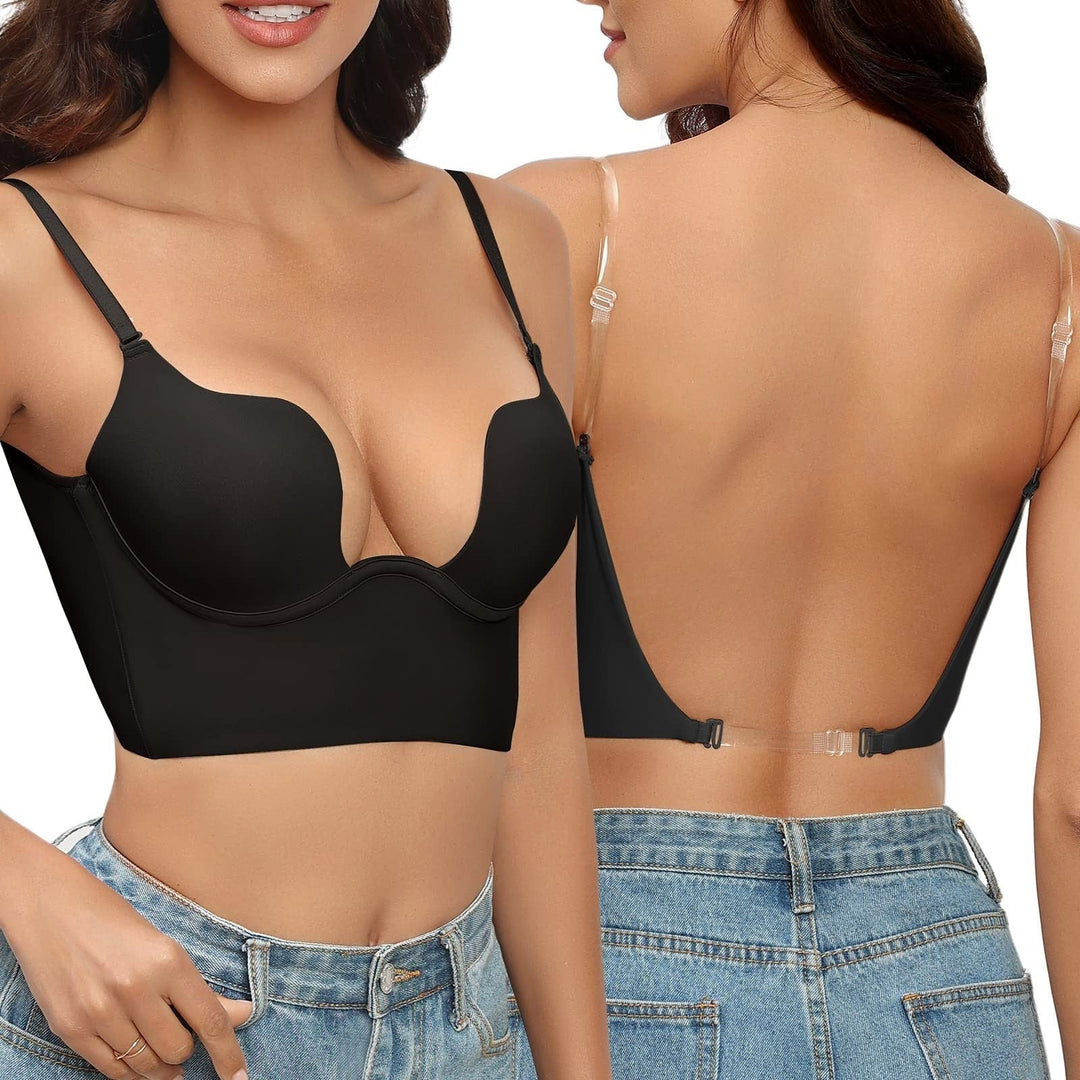 Soutien-gorge push-up invisible à dos échancré pour un ajustement parfait 6