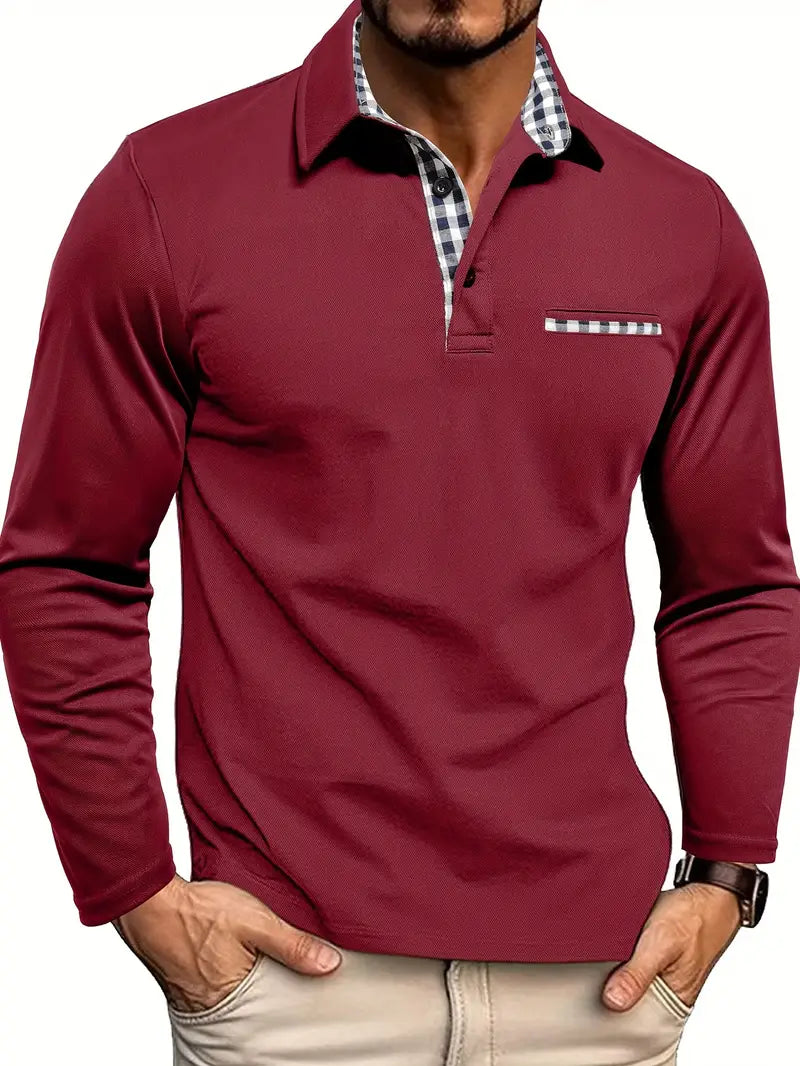 Stefan | Polo à manches longues pour homme 0