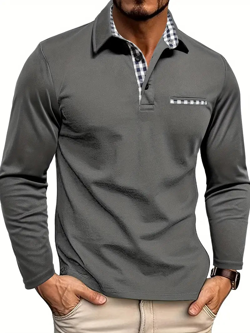 Stefan | Polo à manches longues pour homme 1