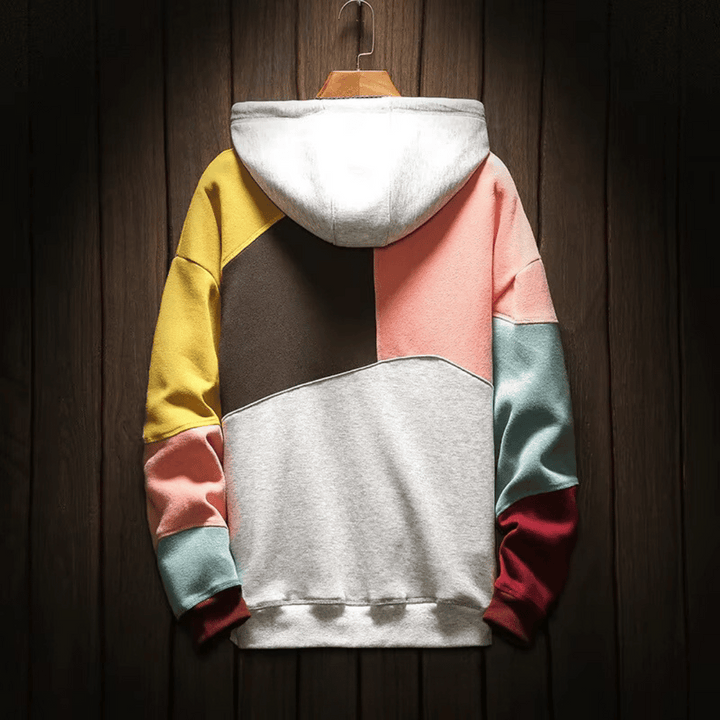 Sweat-shirt homme | Coupe ample, ourlet droit, capuche à enfiler 2