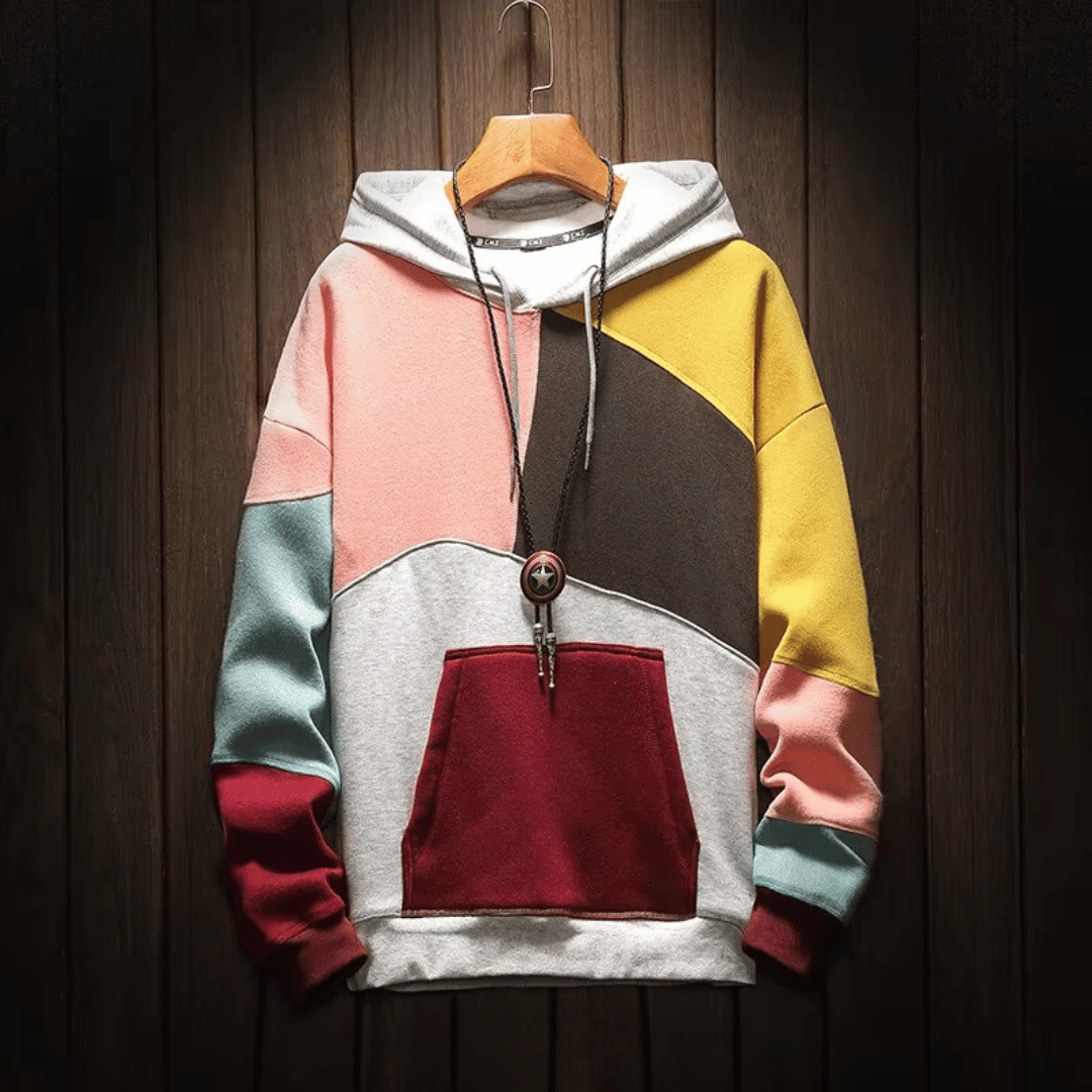 Sweat-shirt homme | Coupe ample, ourlet droit, capuche à enfiler 3