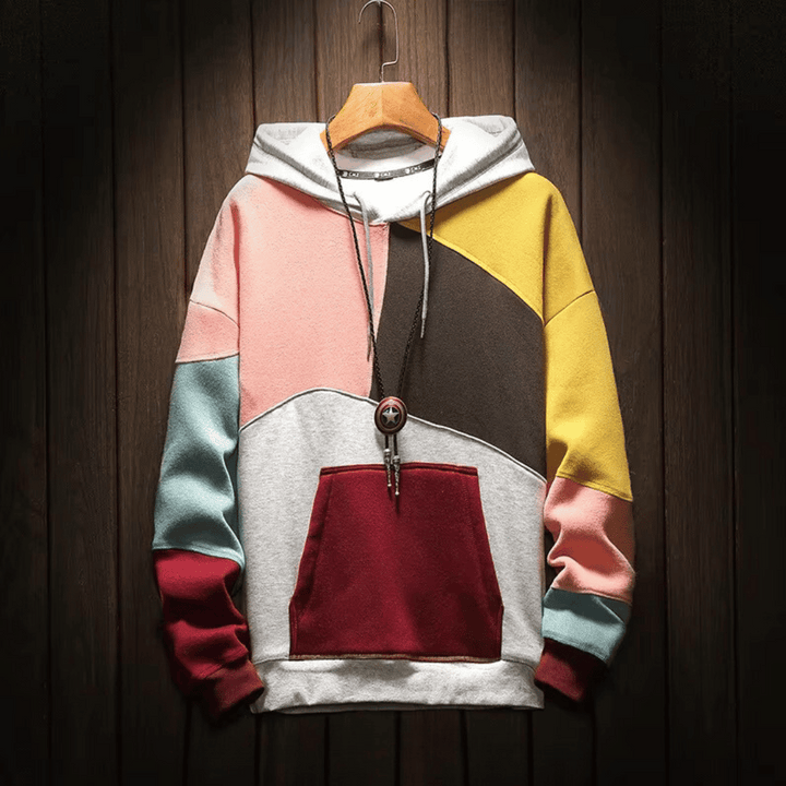 Sweat-shirt homme | Coupe ample, ourlet droit, capuche à enfiler 3
