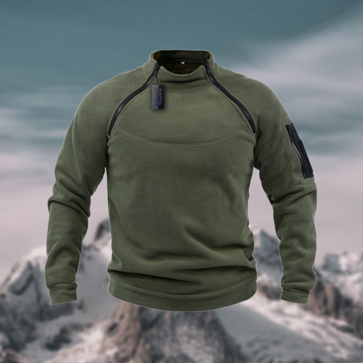 Sweat-shirt polaire pour homme | Vêtements d'extérieur coupe-vent 2
