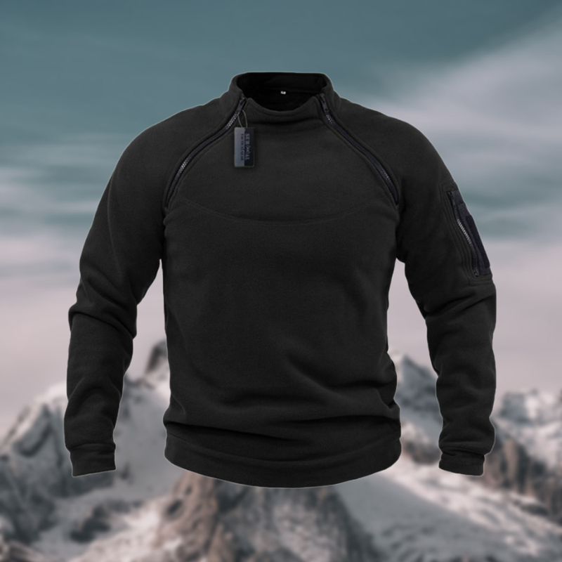 Sweat-shirt polaire pour homme | Vêtements d'extérieur coupe-vent 3