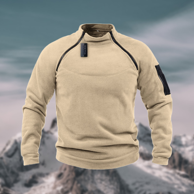 Sweat-shirt polaire pour homme | Vêtements d'extérieur coupe-vent 4